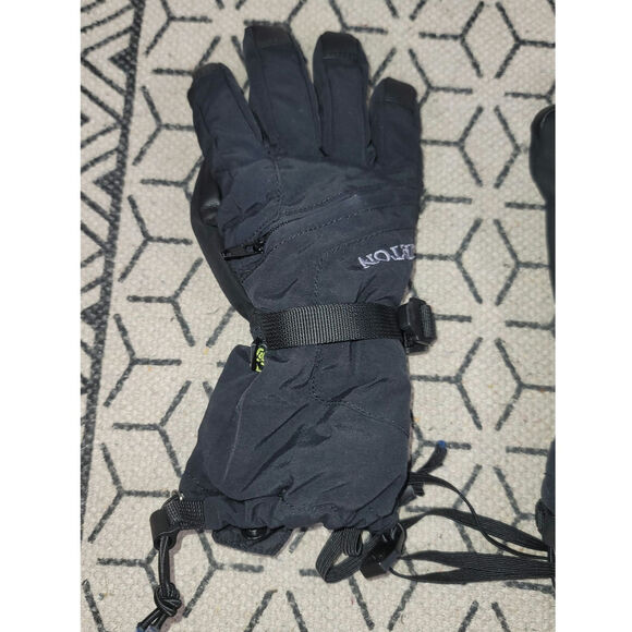 BURTON GORE-TEX GLOVES IN TRUE BLACK, SZ MEDIUM - Picture 4 of 12